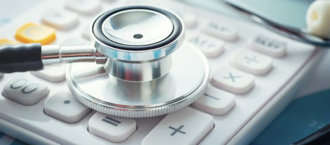 Money and stethoscope